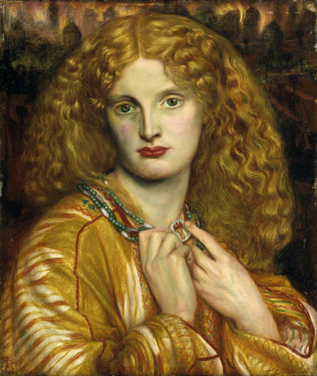 Helen of Troy by Dante Gabriel Rossetti - 1863