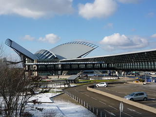 Lyon Aeroport Saint-Exupery Ausblick nach Norden