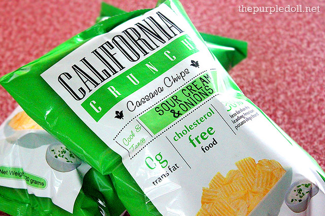 California Crunch Cassava Chips Sour Cream & Onions Flavor