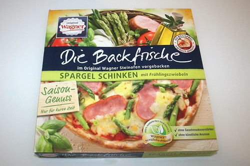 01 - Wagner Die Backfrische Spargel Schinken - Packung vorne / Packaging front