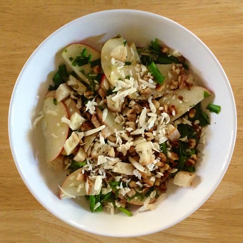 apple salad with walnuts and lime Erica