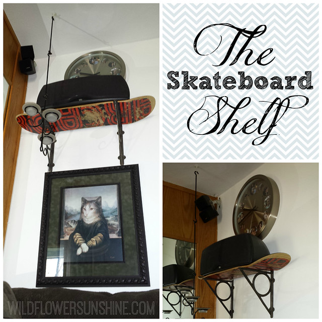 Skateboard Shelf Collage