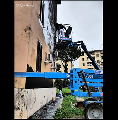 Roma. TorMarancia. Street art. Lek & Sowat at work. For Big City Life Project