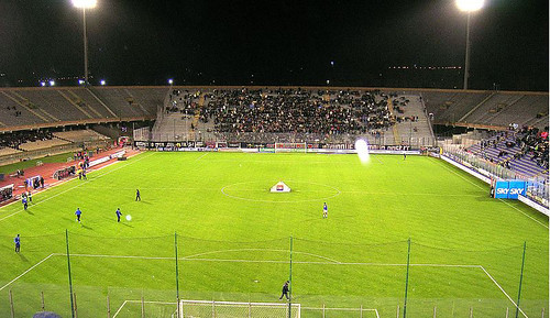 Stadio Sant'Elia di Cagliari, riaperto per la partita con il Catania