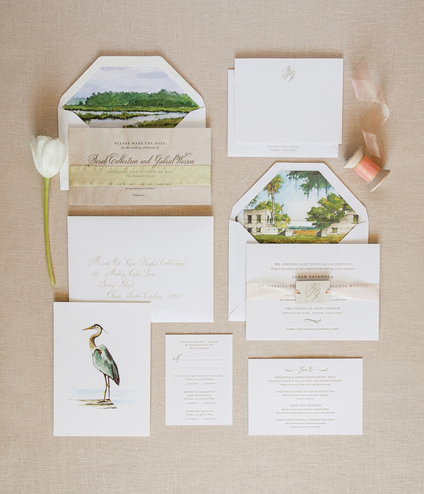 southern-wedding-watercolor-invitation