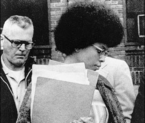 Assata Shakur during her trial on trumped up charges by the state of New Jersey. Shakur has been placed on the U.S. most wanted terrorist list. by Pan-African News Wire File Photos