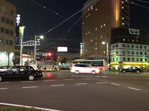 今晩のはりまや橋交差点 by haruhiko_iyota 