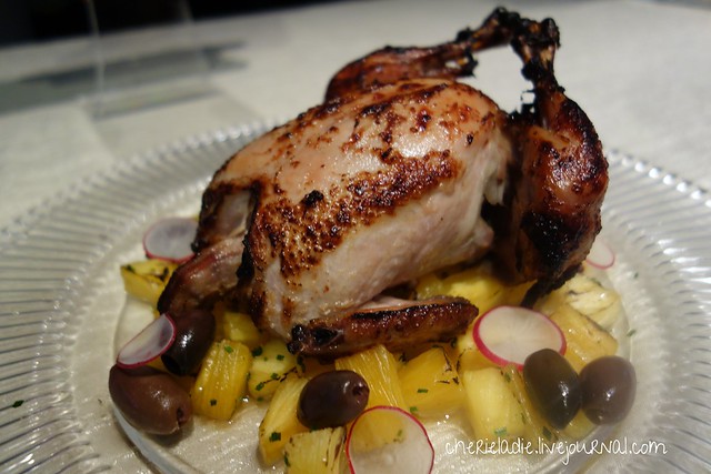 air-roasted pina cola chicken