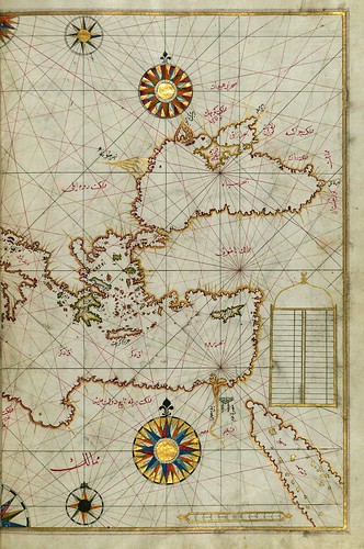 018-Este del Mediterraneo con el Mar Negro-fol 63b-W.658, LIBRO DE NAVEGACIÓN -The Digital Walters