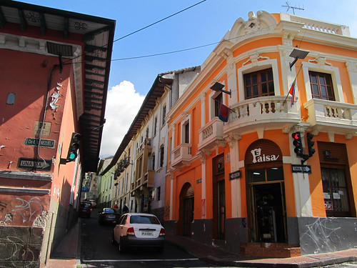 Quito et ses rues colorées
