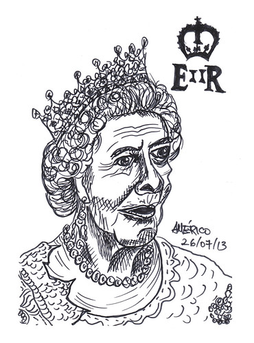 Queen Elizabeth II, Queen of England by americoneves