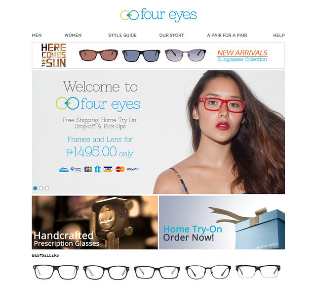 Four Eyes the first online optical store in the Philippines