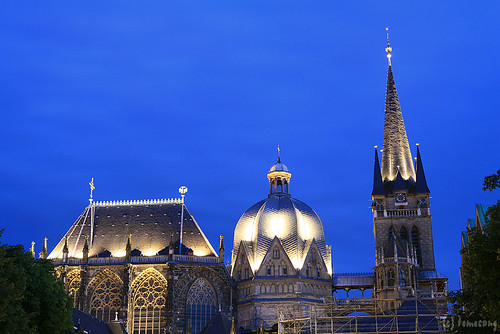 Aachen Cathedral at Night