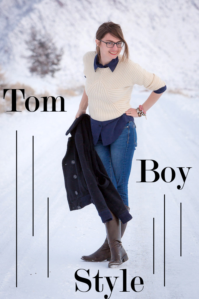 Tomboy, snow, never fully dressed, withoutastyle, sweater, layers, popbasic shirt, 
