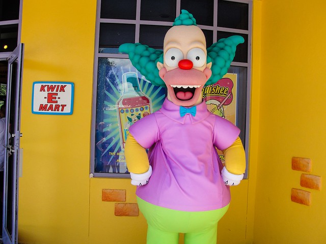 Krusty the Clown at Universal Orlando