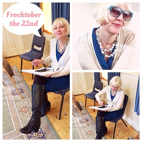 #Frocktober the 22nd and I am getting WCF - Wardrobe Coordination Fatigue! While my style might need a shakeup I'm so grateful for the donations https://frocktober.everydayhero.com/au/wonderwebby