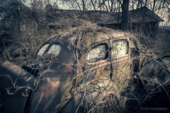Dragged Down Into the Earth | Classic Car Graveyard