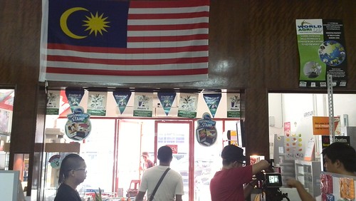 The Malaysian flag inspires me with patriotic feelings during the shoot