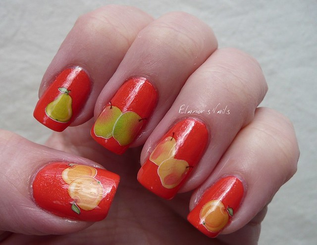 fruit decals nail art 1