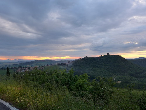 Tuscany view of Montichiello