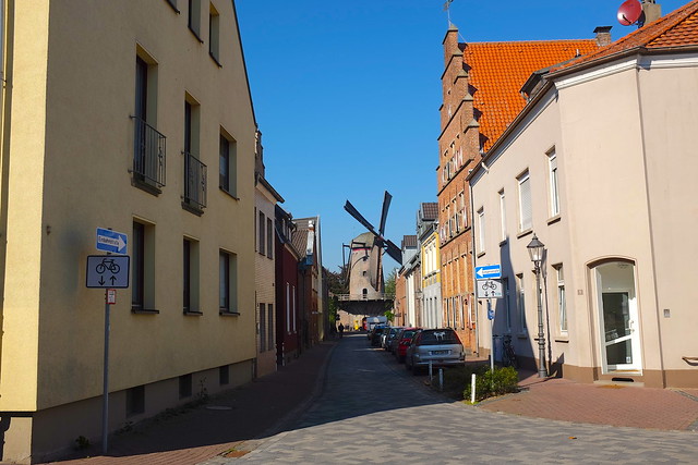 Street in Xanten, North-West Germany