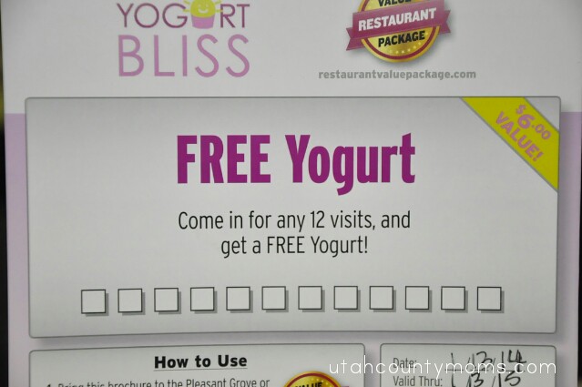 Customer Value Package Yogurt Bliss