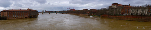 Flood from the Pont Neuf - Panorama by Curufinwe - David B.