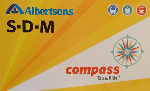 The SDMTS Compass Card (purchased at a San Diego County Albertsons) by busboy4