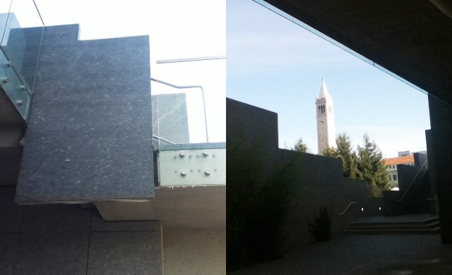 sleek, boxy, grey architecture on UC Berkeley campus