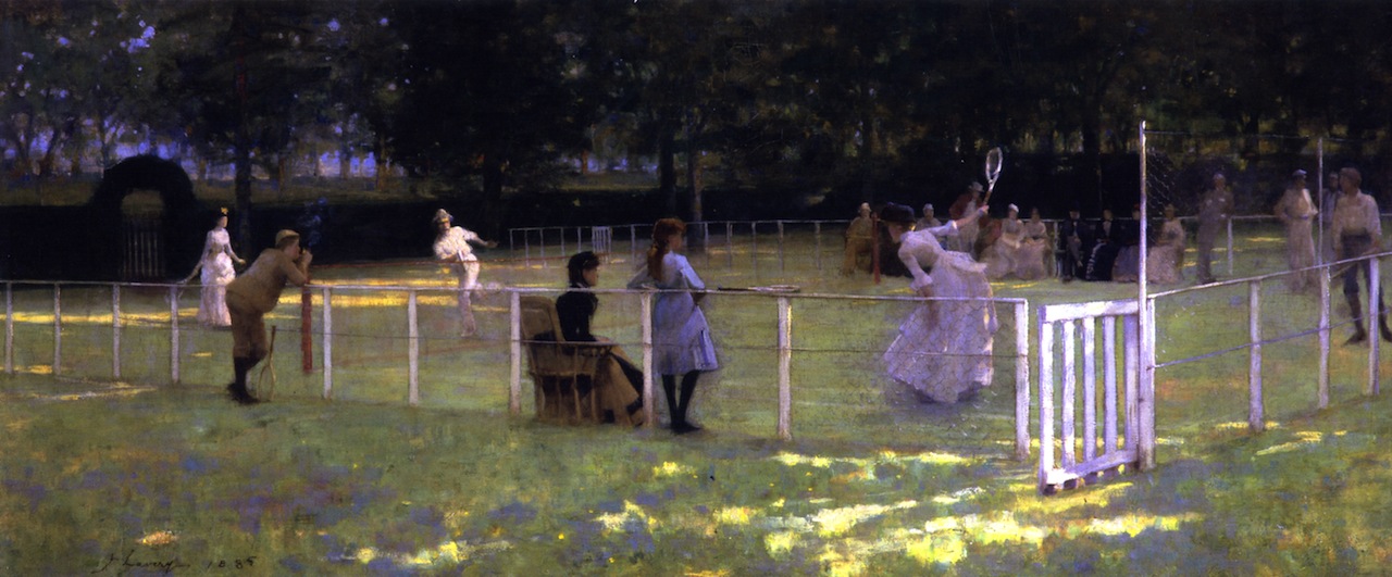 The Tennis Party by Sir John Lavery, R.A. - 1885