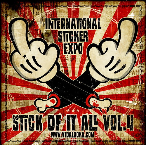 This Is going to be the official sticker of Soia Vol.4  Limited run of 500 by Vidalooka - STICK OF IT ALL Vol.4 -