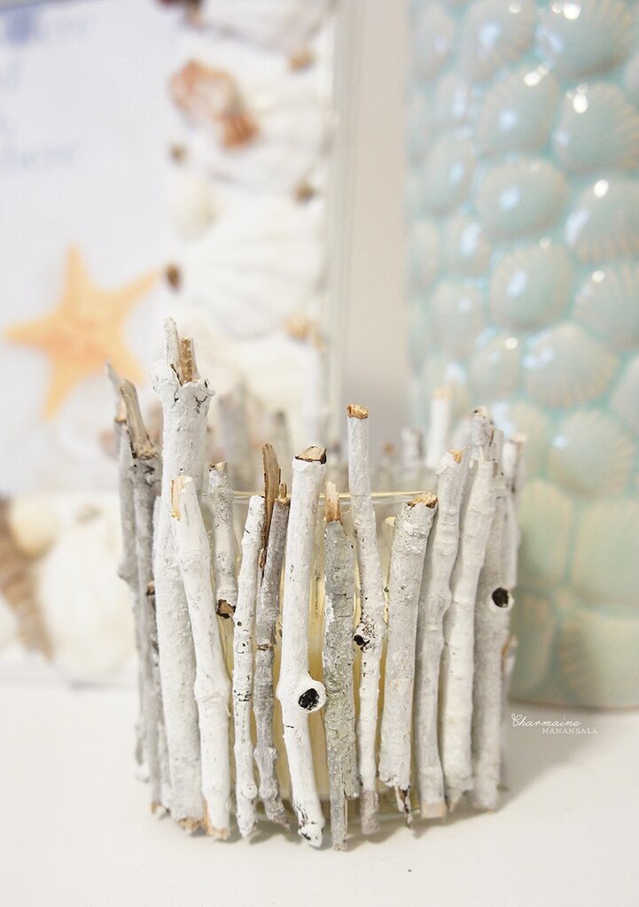 DIY Twigs Candle Holders