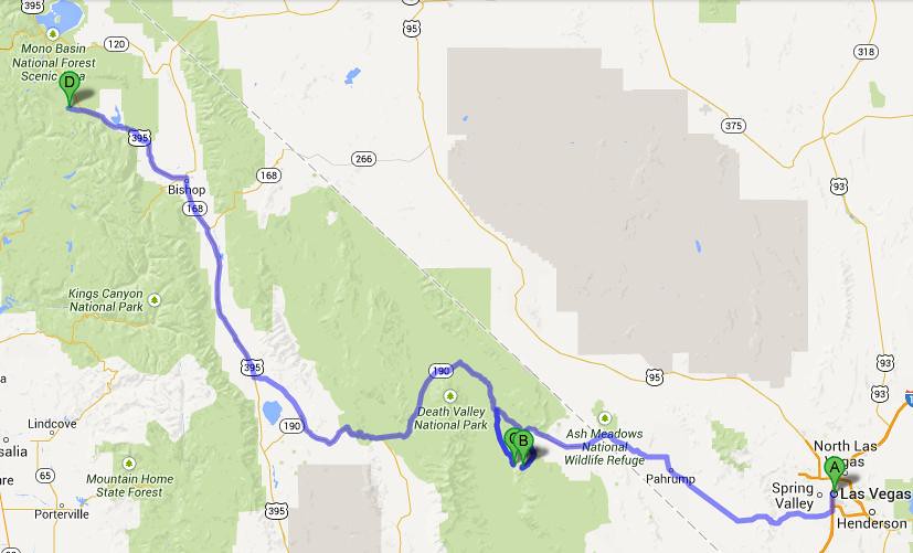 Miércoles Día 10 de Julio: Las Vegas - Death Valley - Mammoth Lakes - 25 días por los parques nacionales del Oeste de USA: un Road Trip de 10500 kms (1)