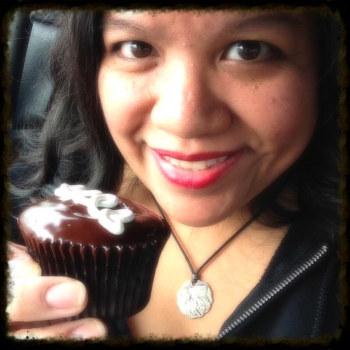 me and a Sweet Bliss cupcake