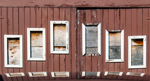 Wood picture windows - #188/365 by PJMixer