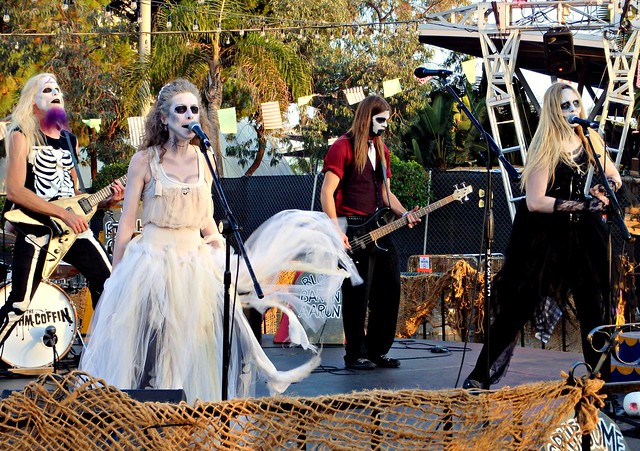 The Rhythm Coffin playing at Queen Mary's Dark Harbor
