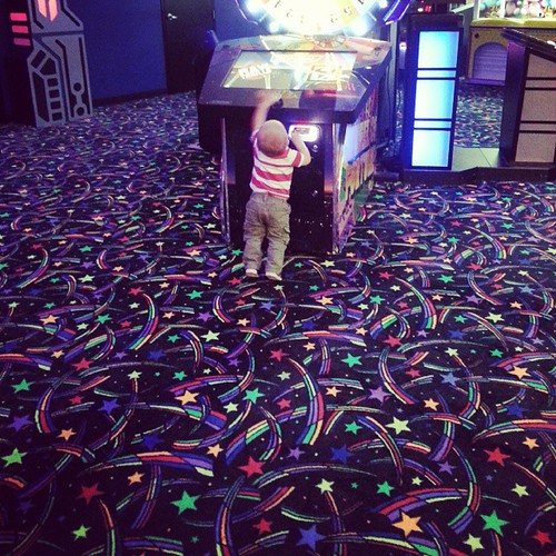 Someone was more interested in the arcade