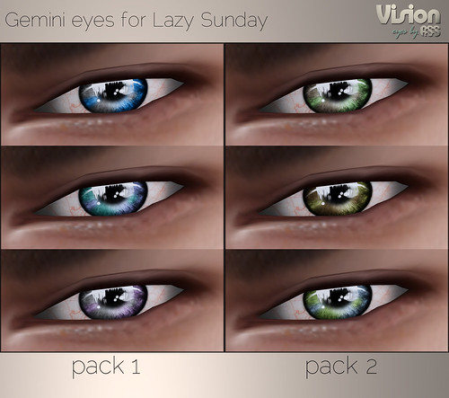 Vision by A:S:S - Gemini eyes for Lazy Sunday by Pho Vinternatt