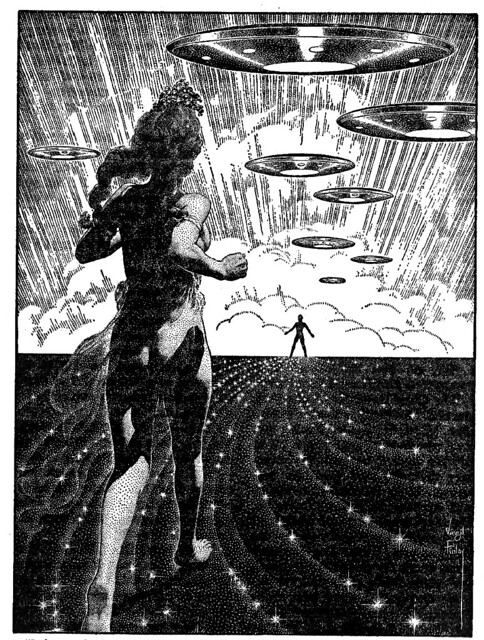 Fantastic Mid-Century Science Fiction Pulp Illustrations
