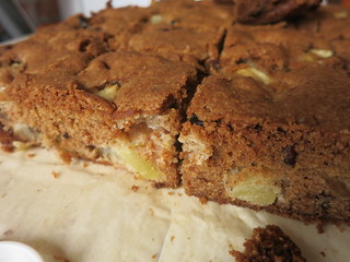Sticky Spiked Double-Apple Cake