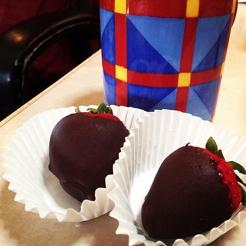 It's ok to have chocolate covered strawberries for breakfast, right?