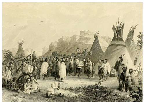 020-Danza de las cabelleras de los Dakotas-The Indian tribes of the United States..1884-H. R. Schoolcraft
