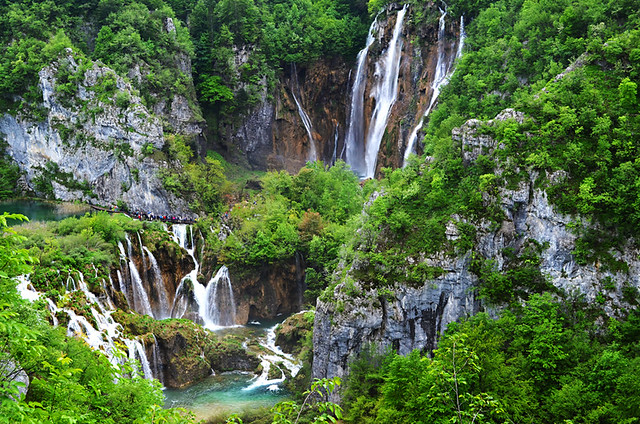 Big Waterfall, Veliki Slap, Plitvice Lakes National Park, Croatia