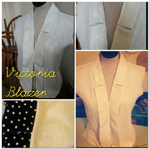 Victoria Blazer - in progress by Sew Festive