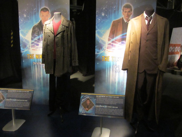 a picture of Dr Who Experience costumes