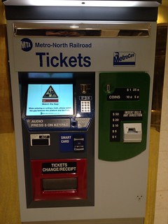 New Metro-North Ticket Vending Machine with SMART Card Technology
