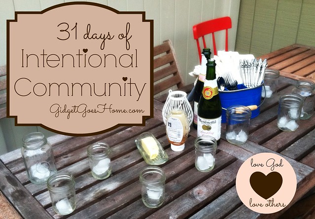 31 days of Intentional Community