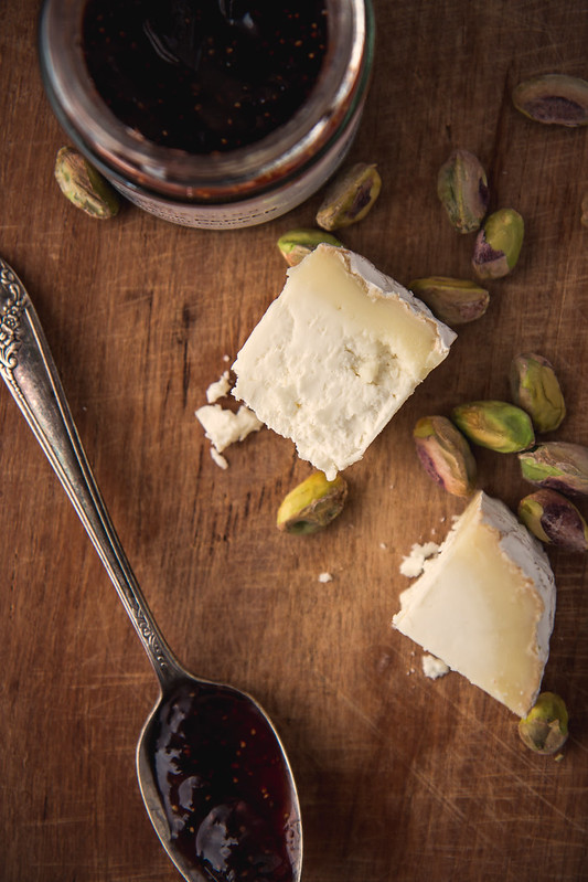 Fig Jam, Goat Cheese, & Pistachios | Will Cook For Friends