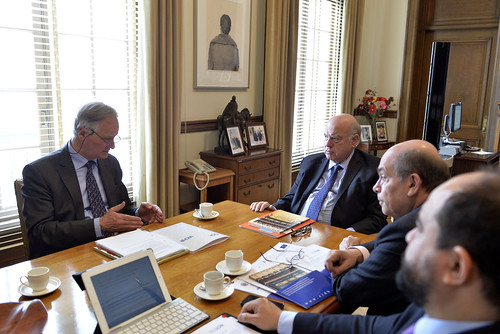 Secretario General de la OEA se reunió con Director para las Américas de la Unión Europea