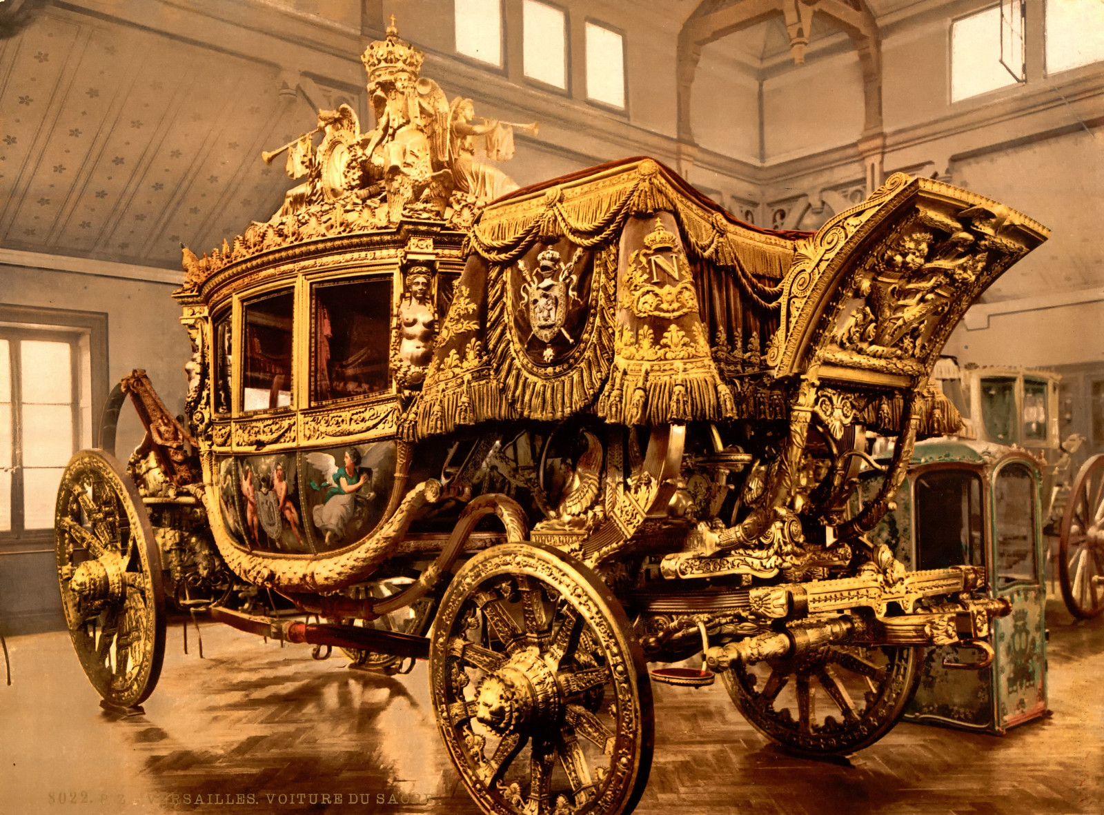 Charles X of France (1824 - 1830), carriage, Versailles, France, 1895